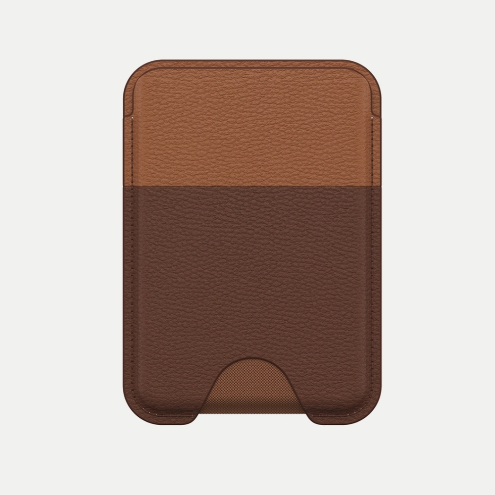 OtterBox MagSafe Wallet Symmetry Series Cactus Leather In Rich Adobe Brown